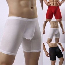 Men's Sexy Mesh Boxer Shorts