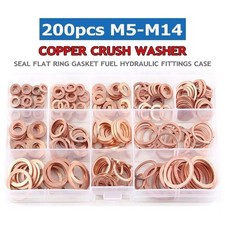 200PCS Solid Copper Crush