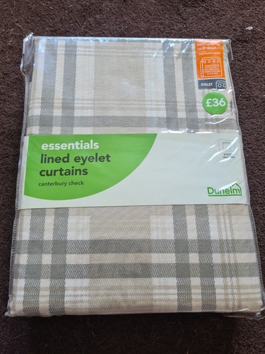 Dunelm lined eyelet curtains - dunelm,