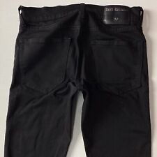 Men's True Religion ROCCO Relaxed Skinny Black Jeans Size 30 R W30 L32 (438D)