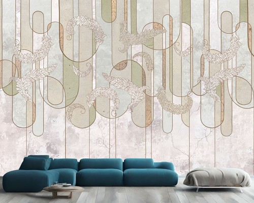Art deco poho feathers - poho,