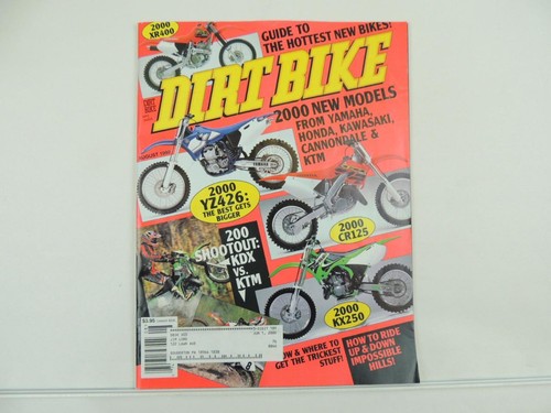 August 1999 dirt bike magazine - bike,