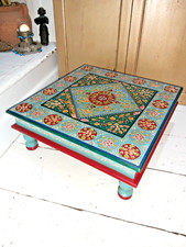 HAND PAINTED WOODEN INDIAN