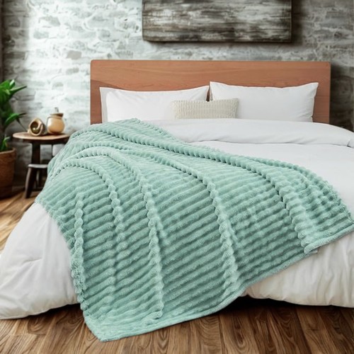 Ribbed soft fleece - soft,