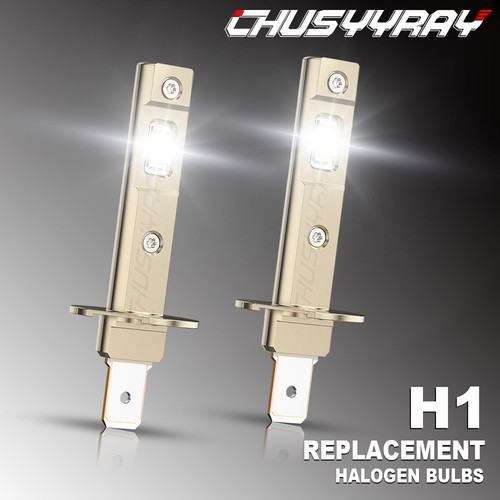 2pc led headlight - h1, bulbs
