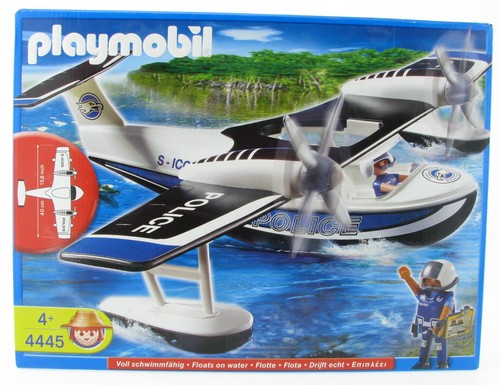 Playmobil 4445 police - playmobil, seaplane