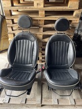 Mini Seats Black Lounge Leather R56 Cooper S JCW Complete Set