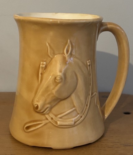 Vintage horse mug tankard - vintage,