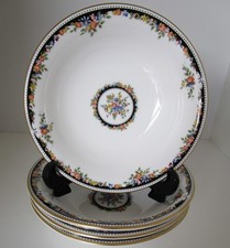 Wedgwood Osborne Bone China 4 X 6" Cereal/Soup/Oatmeal Bowls.