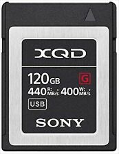 120GB Sony XQD G Series R440MB/s W400MB/s Memory Card