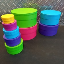 VIBRANT SET OF 9 MULTICOLOURED