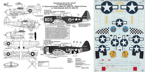 Superscale decals p 47d - decals, 1/48