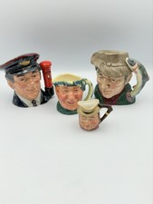 Four Vintage Toby Jugs