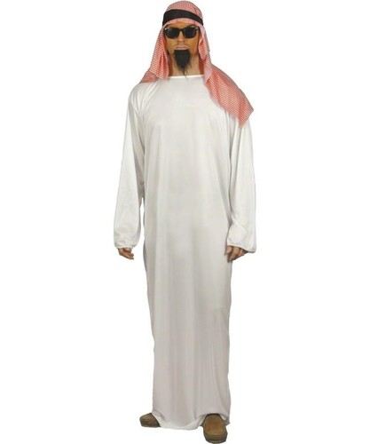 Mens fancy dress costume - dress, white