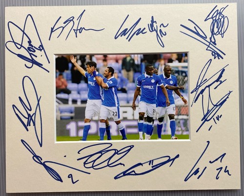 Wigan athletic signed frame - athletic,