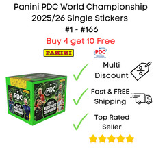 Panini PDC Darts 2025/26 World Championship Single Stickers #1-#166