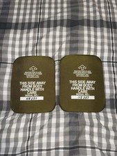 British Army ECBA Osprey Virtue Ceramic Ballistic Armour Plates Level 3+