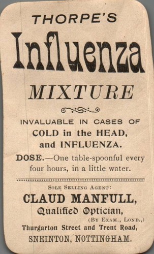 Antique thorpes influenza - thorpes,
