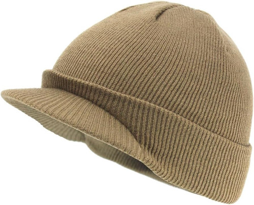 Visor beanie billed knit - visor,