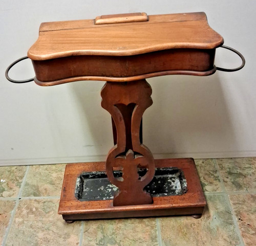 Antique hall stand with - hall,