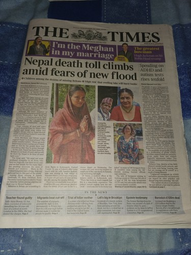 The times newspaper from - times,