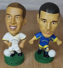 Corinthian Prostars Leeds United 2000 Figures Ferdinand #29 & Dacourt #4 Rare