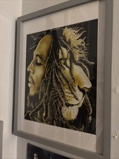 Bob Marley With Lion Picture
