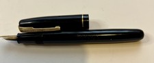 Vintage Waterman Fountain Pen W2 Model Lever Fill 14ct Nib Black