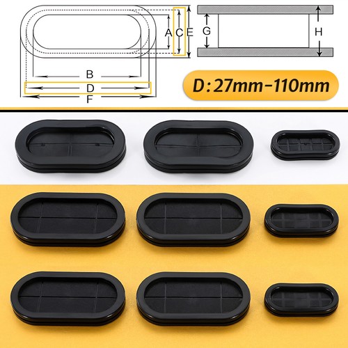 Oval blanking blind rubber - blanking,