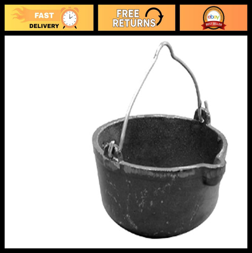 Wide lead melting pot for - 8",