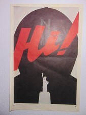 Original Soviet Poster NO to