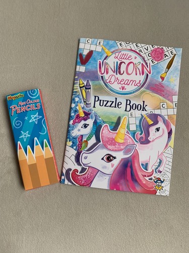 100 unicorn colour book - a6,