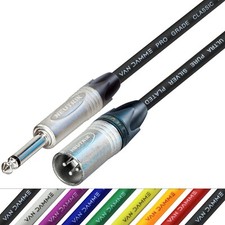 TS Mono 1/4" Jack to Male XLR