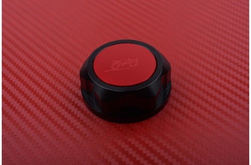 Black red steering stem - steering, nut