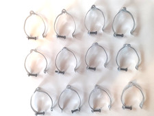  Job lot of 12 cycle frame cable clips clamps guides 28mm