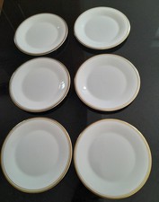  6 x ROYAL DOULTON CONCORD GOLD -16cm SIDE PLATES - PRISTINE- YES FOR 6 NOT ONE!