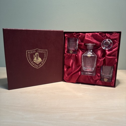 Burns crystal decanter - crystal,