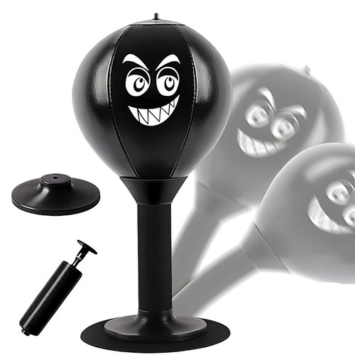 Desktop punching bag with - desktop,