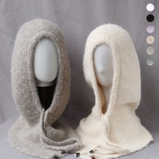 Wool Knitted Balaclava Hat Ear
