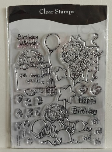 Kanban clear stamps birthday - kanban,