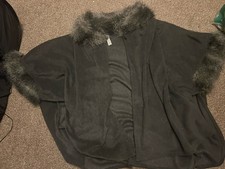M&S Grey Poncho Ladies 10 12
