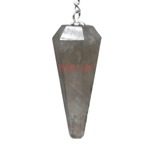 Smoky quartz pendulum crystal - pendulum,