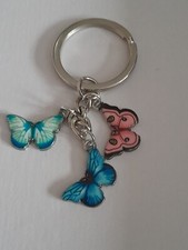 butterfly keyring