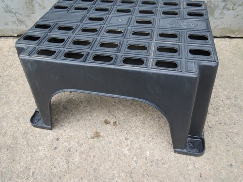 Used plastic caravan step - used,