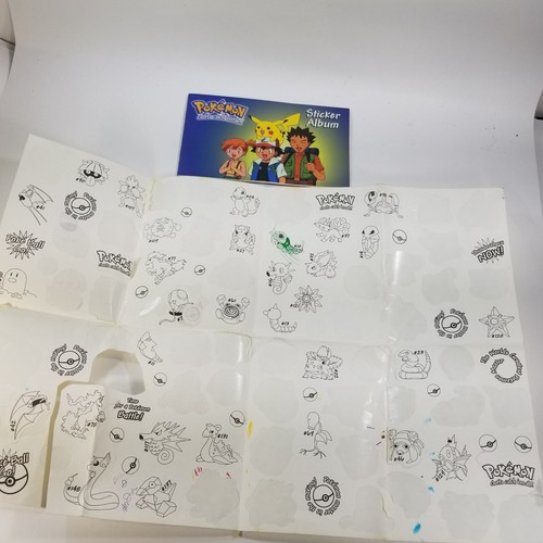 Pokemon sticker album - sticker, 1999