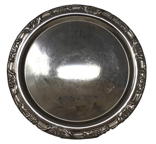 Vintage silver plate large - vintage,