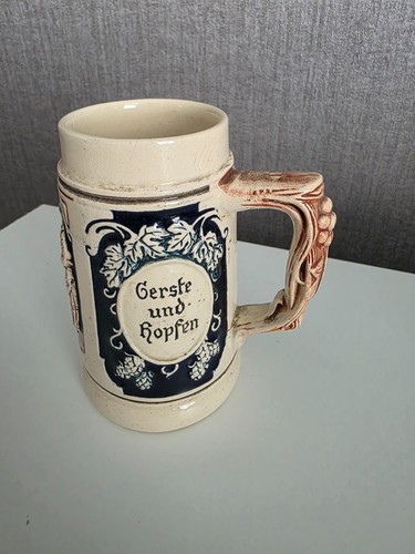 Vintage german stoneware beer - stoneware,