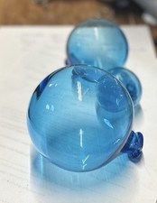 Hand blown 12” Round Glass