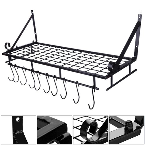 Wall mounted utensils hanger - mounted,