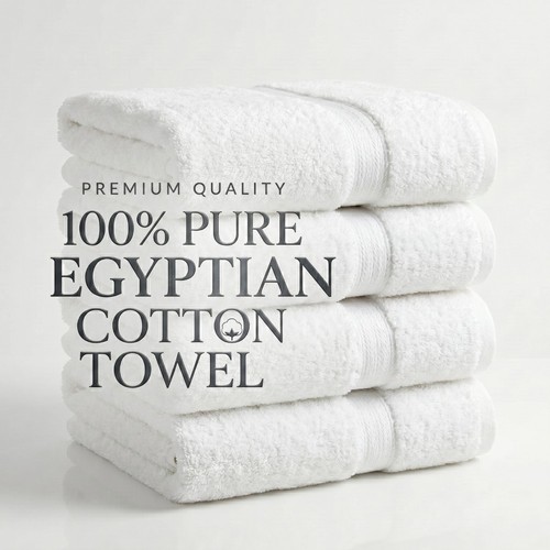 White egyptian cotton - cotton, bath